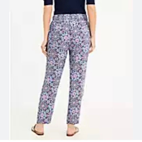 LOFT Fluid Taper Pants in Medallion Medium - Picture 3 of 7